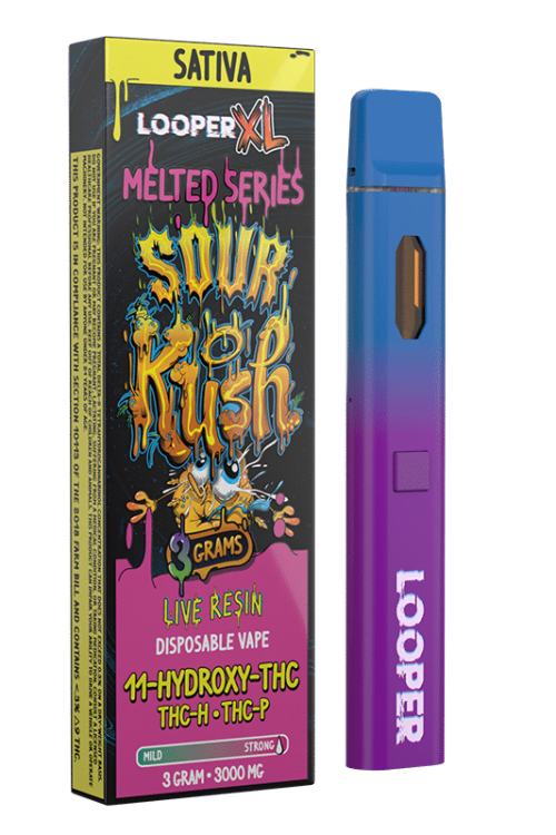 Melted Series 3G Disposable: Sour Kush
