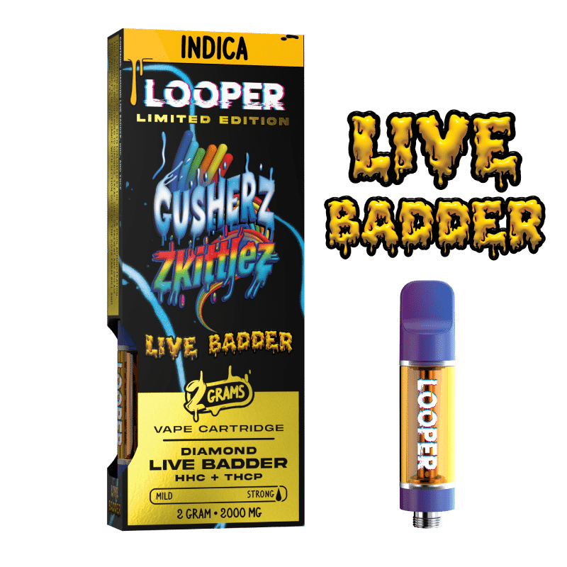 LIVE BADDER 2G CARTS 1_GUSHERZ ZKITTLEZ