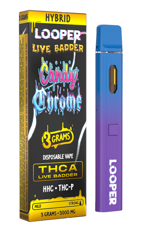Live Badder 3g Disposable: Candy Chrome