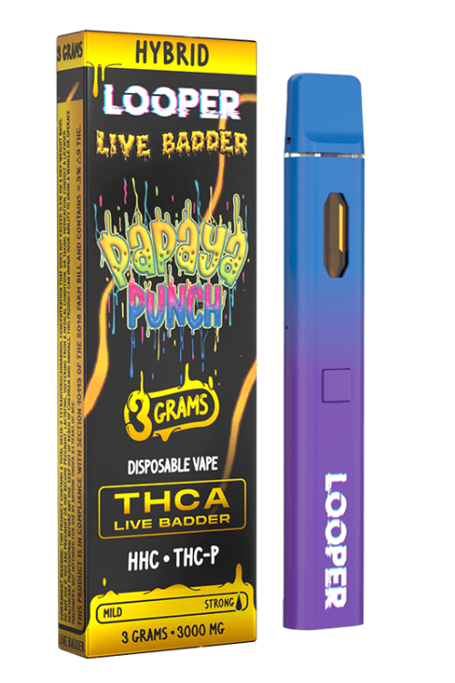 Live Badder 3G Disposable: Papaya Punch